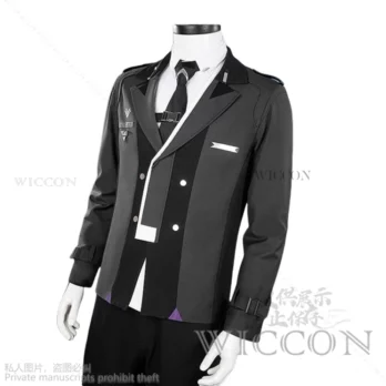 Anime Game Love And Deepspace NEW Costume Sylus Cosplay Costume Wig Suit DK Uniform Daddy Xavier Rafayel Zayne Halloween Party 6