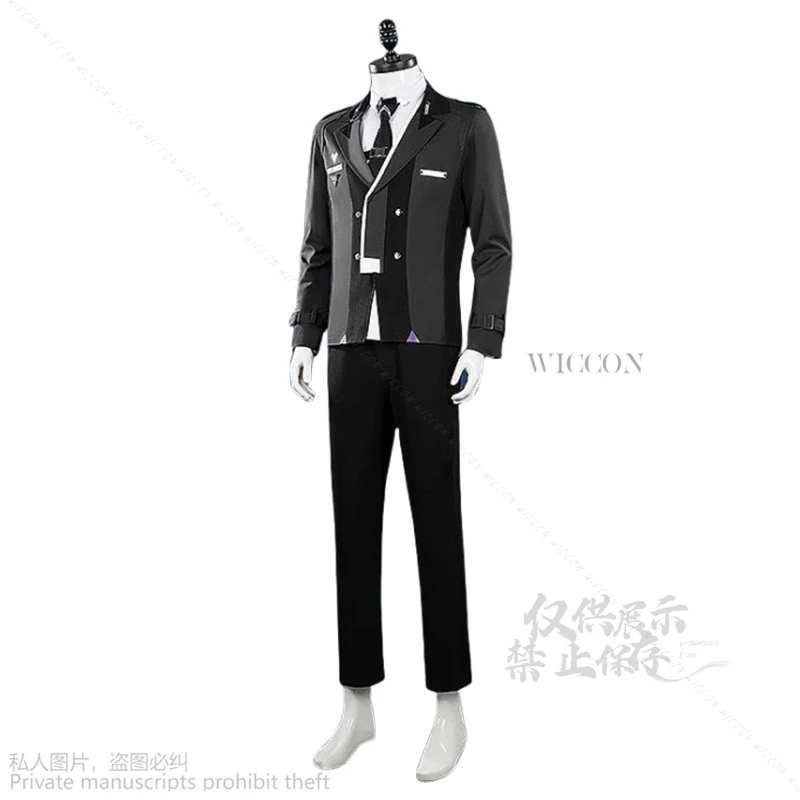 Anime Game Love And Deepspace NEW Costume Sylus Cosplay Costume Wig Suit DK Uniform Daddy Xavier Rafayel Zayne Halloween Party 26