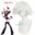 Hazbin Cosplay Hotel Dust Angel Cosplay Costume Wig Anime Sexy Women Bodysuit Halloween Carnival Christmas Party Outfit Suit 7
