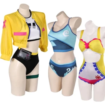 Valorant Cosplay JETT Fantasy Killjoy Costume Women Summer Sexy Swimsuit Jumpsuit Cloak Outfits Halloween Carnival Party Suit 1