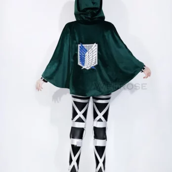 【Wetrose】In Stock Aot Cosplay Costume Final Season Titan Jean Levi Mikasa Ackerman Armin Connie Hange Eren Combat Suit 5