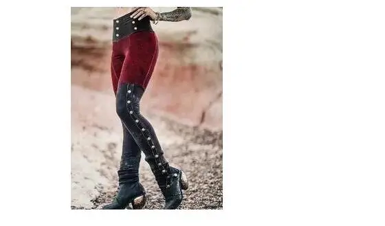 Ladies Medieval Renaissance Sexy Pirate Cosplay Costume Women Loose Beach Capris Band Trouser Harem Pants For Adult Plus Size 5