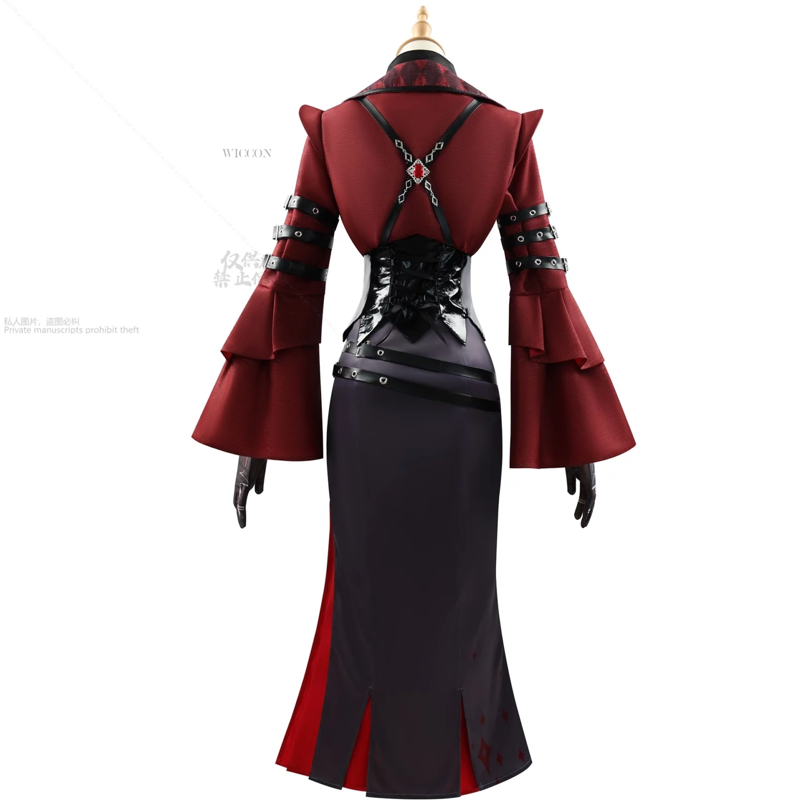 Anime Game Genshin Impact New Costume Genshin Impact Arlecchino Harlequin Cosplay Halloween Clothing Dress Lolita Cos Wig 23