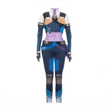 Game Valorant Duelist Neon Battle Suit Cosplay Costume Anime Woman Agent Clothes Suit Tights Halloween Costume 4
