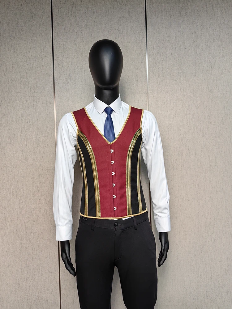 Men's Corset Tight Tops Male Corset Vest Flat Abdominal Fat Waist Girdle Push Up Body Shaper With Bones Tank Tops Costume 27 Men's Corset Tight Tops Male Corset Vest Flat Abdominal Fat Waist Girdle Push Up Body Shaper With Bones Tank Tops Costume 16