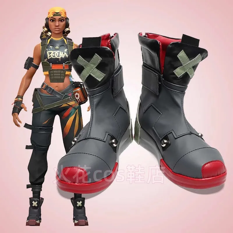 Game VALORANT Raze Cosplay Costume Shoes Tayane Alves Outfit Raze Cosplay Adult Women Men Costume For Hallowmas Carnival Party 17