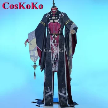 CosKoKo Yakumo Cosplay Game Nu: Carnival Costume Blood Of Qianyun Skin Fashion Printed Dress Halloween Party Role Play Clothing 2