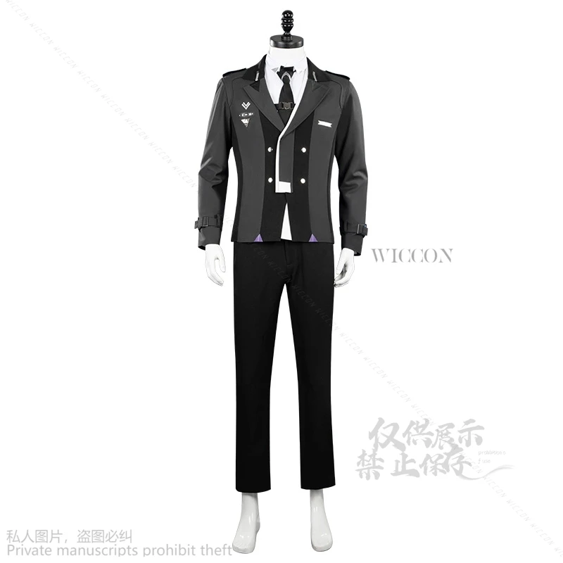 Anime Game Love And Deepspace NEW Costume Sylus Cosplay Costume Wig Suit DK Uniform Daddy Xavier Rafayel Zayne Halloween Party 25