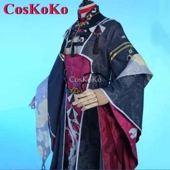 CosKoKo Yakumo Cosplay Game Nu: Carnival Costume Blood Of Qianyun Skin Fashion Printed Dress Halloween Party Role Play Clothing 3