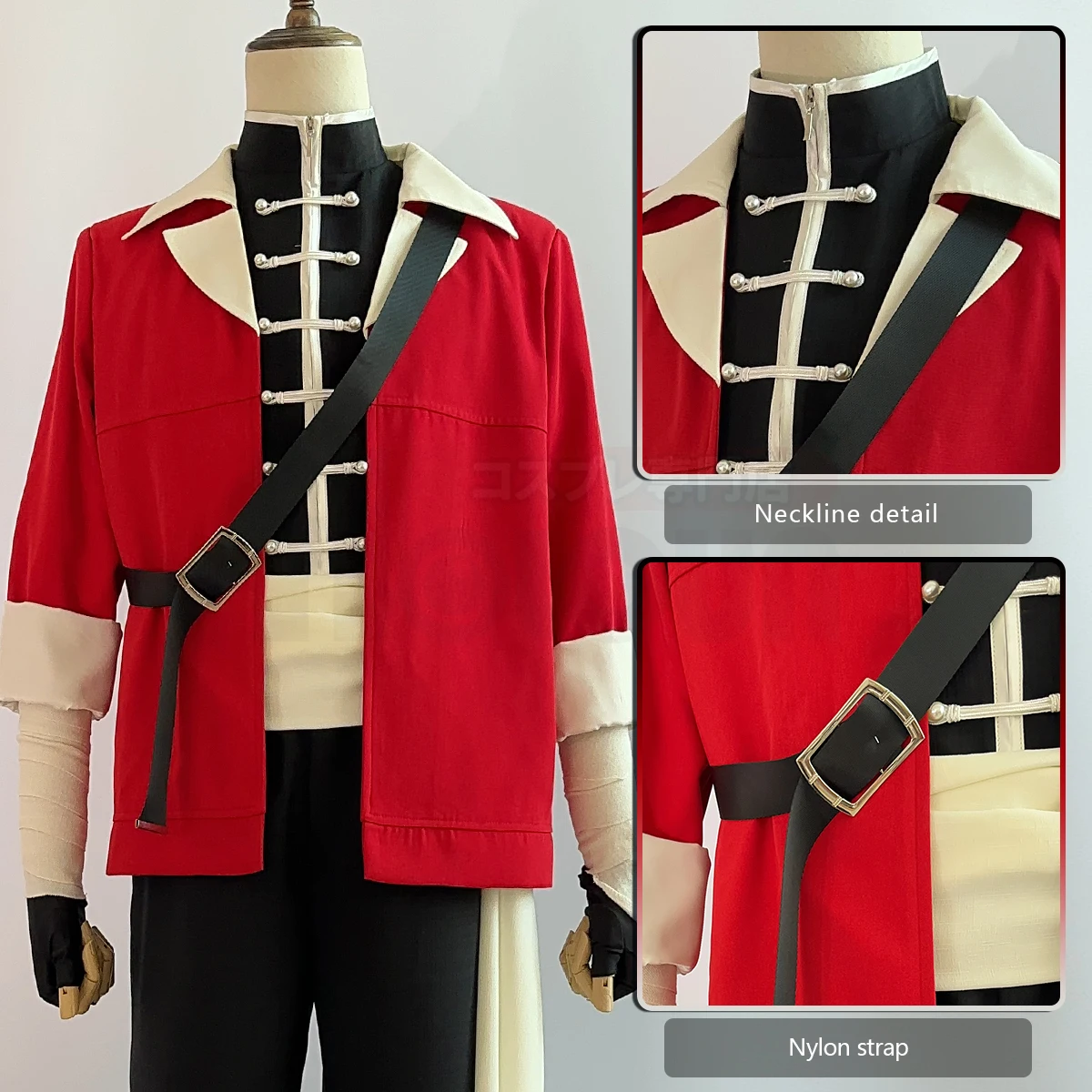 HOLOUN Frieren Beyond Journey's End Anime Stark Cosplay Costume Wig Jacket Sleeveless Vest Pants Christmas Gift 8