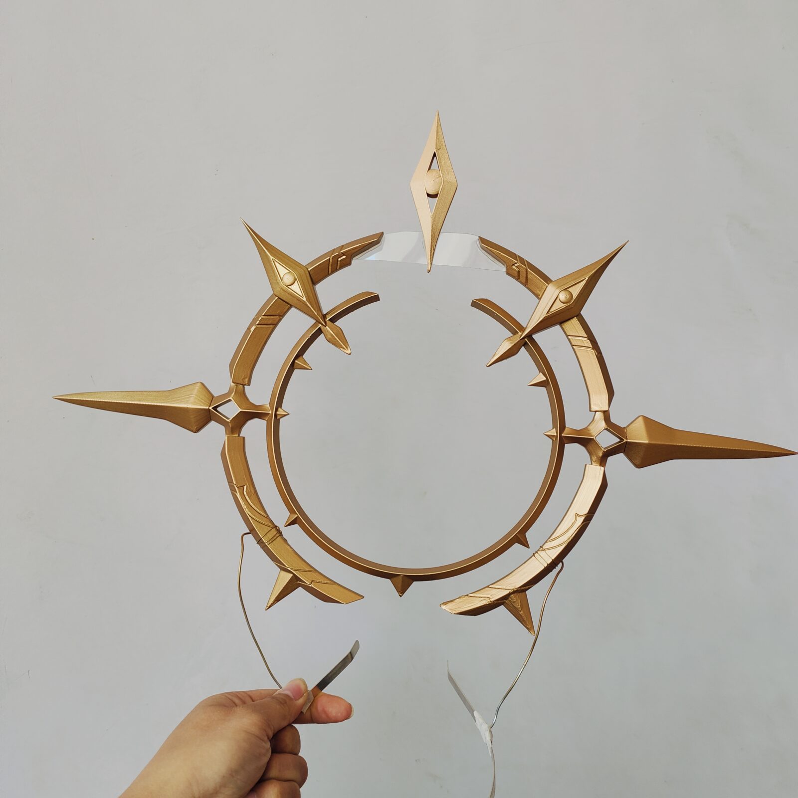 Game Honkai Star Rail Latest Sunday Cosplay Headwear Halo Ear Clip EarringsMr.Sunday Props Halloween Carnival Party Accessories 9