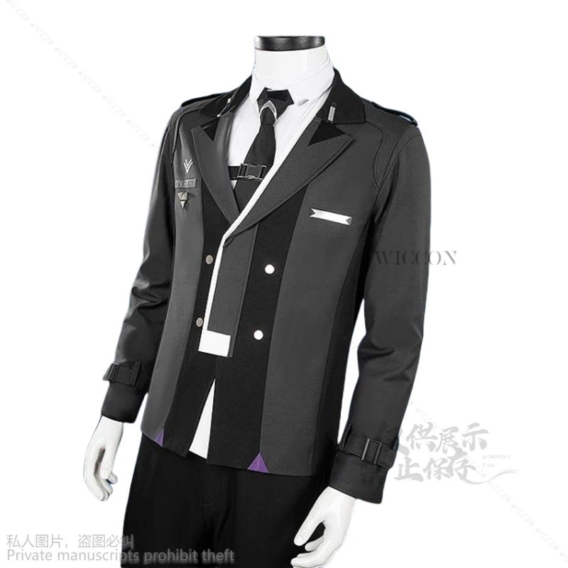 Anime Game Love And Deepspace NEW Costume Sylus Cosplay Costume Wig Suit DK Uniform Daddy Xavier Rafayel Zayne Halloween Party 30