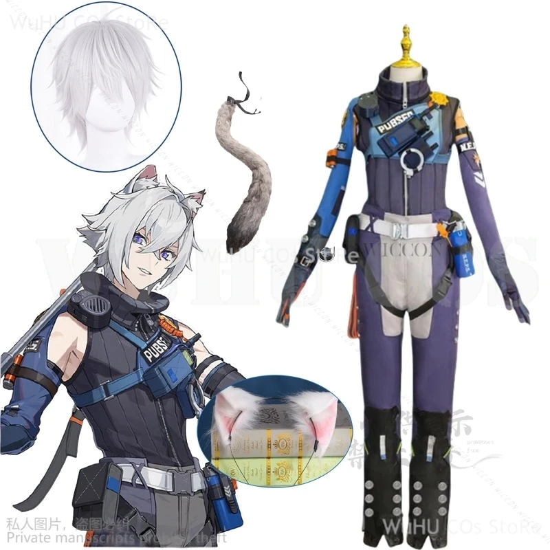 Anime Game Zenless Zone Zero Seth Lowell Cosplay New Costume Furry Earwear Party Uniform Hallowen Play Role Clothes Clothing 1