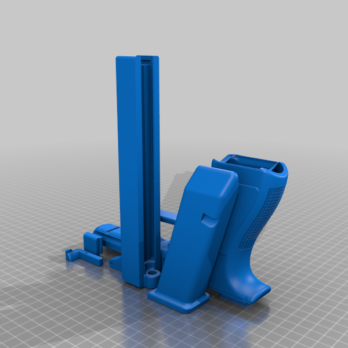 Cosplay Pistole 3D gedruckt, personalisierbar 3