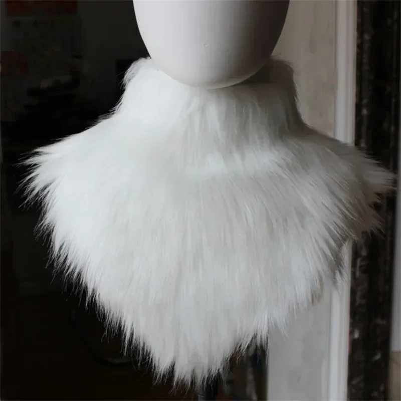 Furry Scarf Bib Collar Vest Fursuits Partial Accessories Short Fur Many Colors Cosplay Costumes  Animal Costume Accessories 1