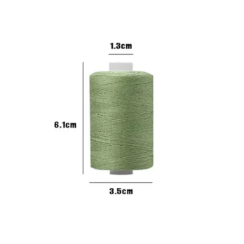 402 Sewing Thread 100% Polyester Single Roll Of 1000 Yards Household Sewing Machine Line Hand-Stitched Clothes Wire 6