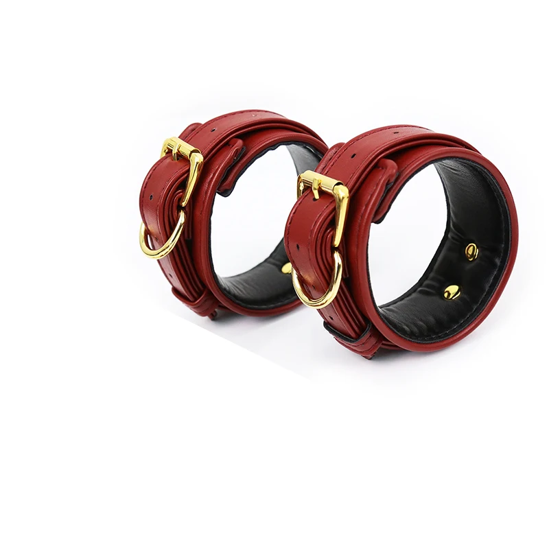 Thierry SM Bondage Set Include Waistband, Wrist & Thigh Cuffs, Cross Buckle, Adult Games Restraints Handcuffs Leg Cuff Sex Toys 11