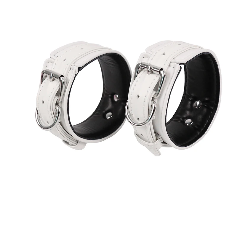 Thierry SM Bondage Set Include Waistband, Wrist & Thigh Cuffs, Cross Buckle, Adult Games Restraints Handcuffs Leg Cuff Sex Toys 9