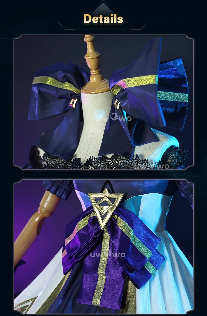IN STOCK UWOWO Gwen Cosplay Collab Series: Game LOL League of Legends Gwen Cosplay Outfit Halloween Costumes 7