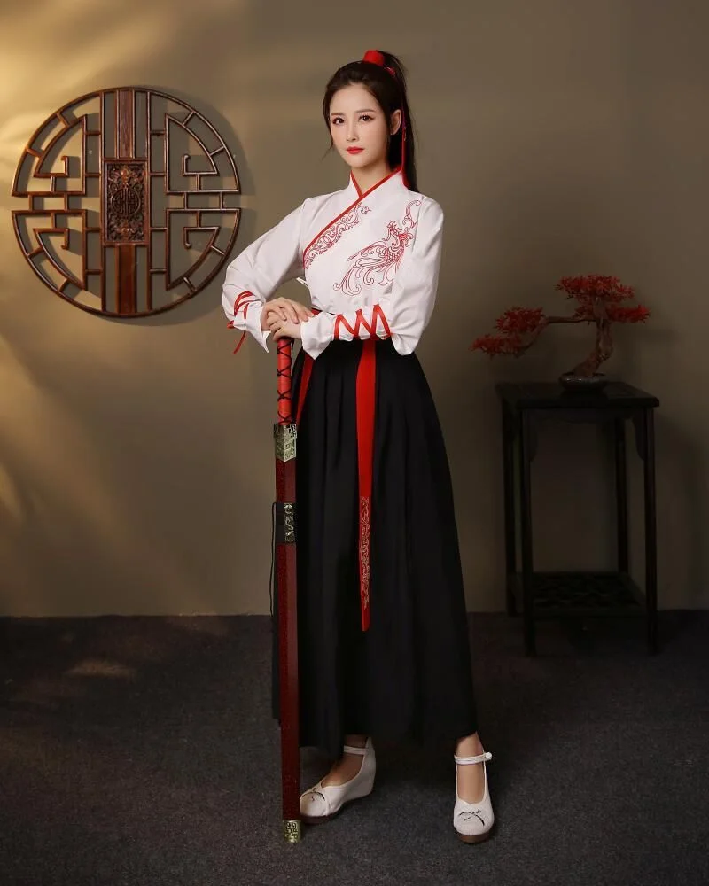 Men's And Women's Martial Arts Style Hanfu Traditional Chinese Clothing Hanfu Men's Ancient Role Playing 12