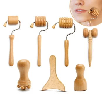 Wood Therapy Face Massager Face Lifting Maderoterapia Gua Sha Wrinkle Remover Skin Scraper Anti Cellulite Neck Lift Beautytool 6