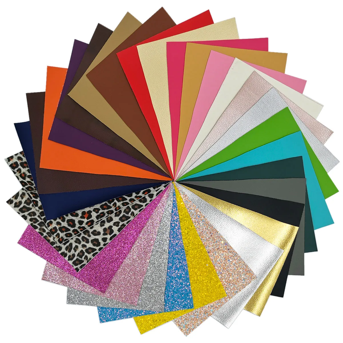 A4/20*120CM Litchi Print Leather Fabric  For Earring Sewing Bag Clothing DIY Bow Material Waterproof Synthetic Sheet Roll 1