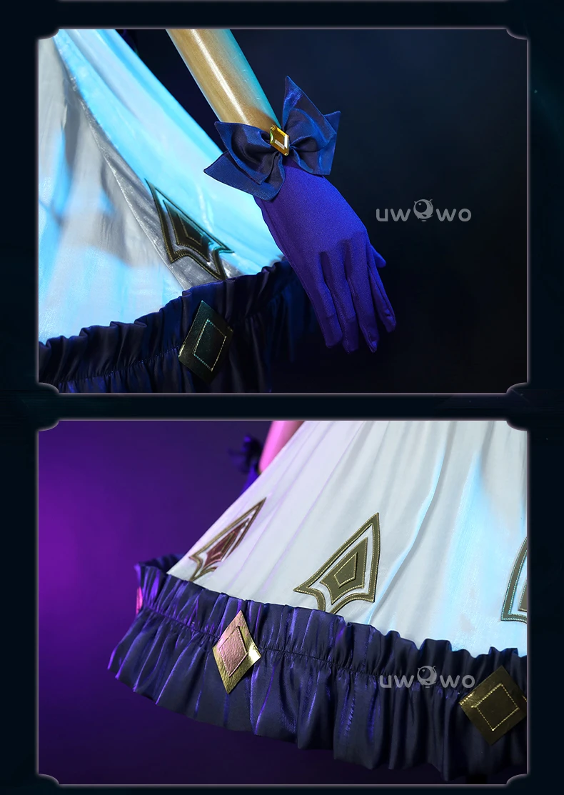 IN STOCK UWOWO Gwen Cosplay Collab Series: Game LOL League of Legends Gwen Cosplay Outfit Halloween Costumes 10