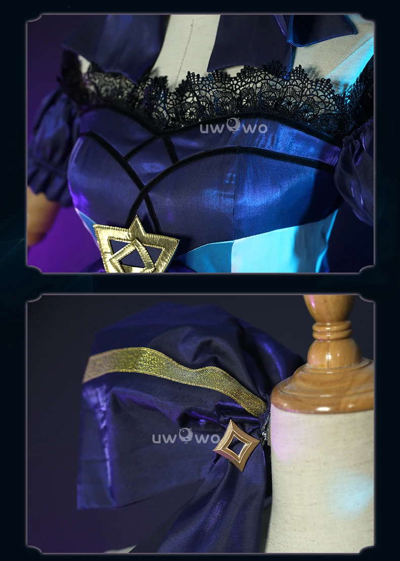 IN STOCK UWOWO Gwen Cosplay Collab Series: Game LOL League of Legends Gwen Cosplay Outfit Halloween Costumes 8