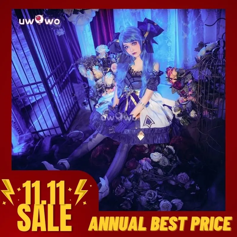 IN STOCK UWOWO Gwen Cosplay Collab Series: Game LOL League of Legends Gwen Cosplay Outfit Halloween Costumes 1