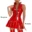 Plus Size Women Glossy Leather Umbrella Dress Sleeveless Shiny Latex Pleated Short Skirt Hot Porn Zipper Open Breast Exposing 8