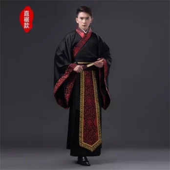 2024 Hanfu Costumes Male Tang Dynasty Han Hero Stage Emperor Mens Chinese Style Traditional Chinese Clothing for Man Cosplay 2