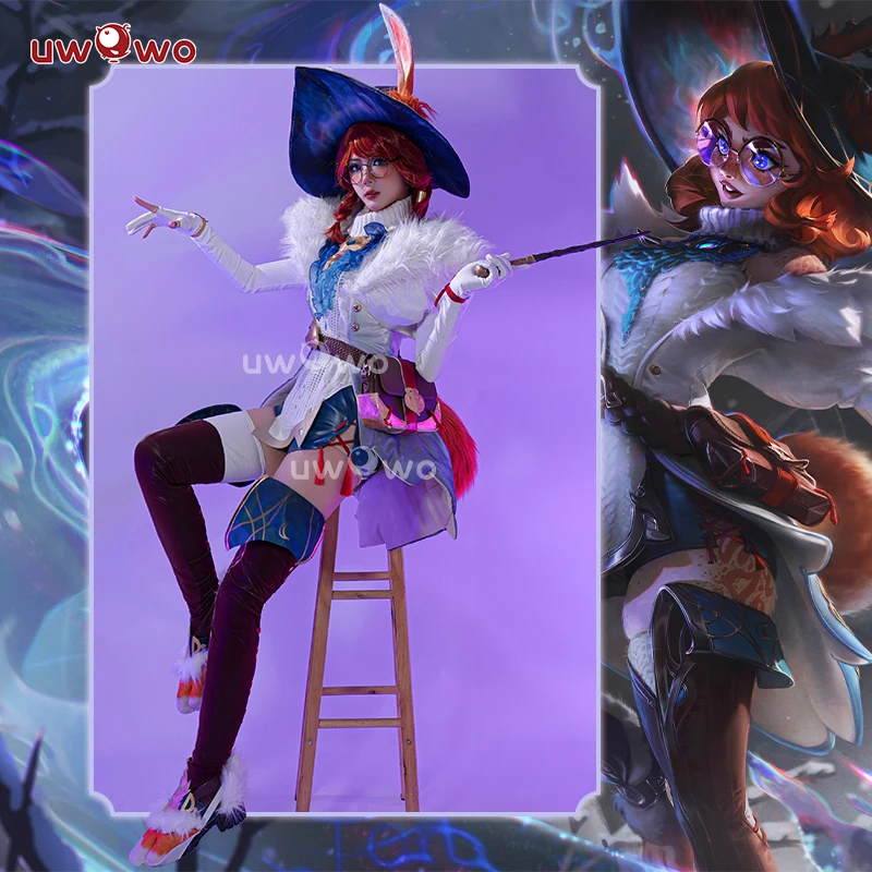 PRE SALE UWOWO League of Legends/LOL: Aurora Witch Bunny Champion Cosplay Costume With Tail Halloween Costume 1