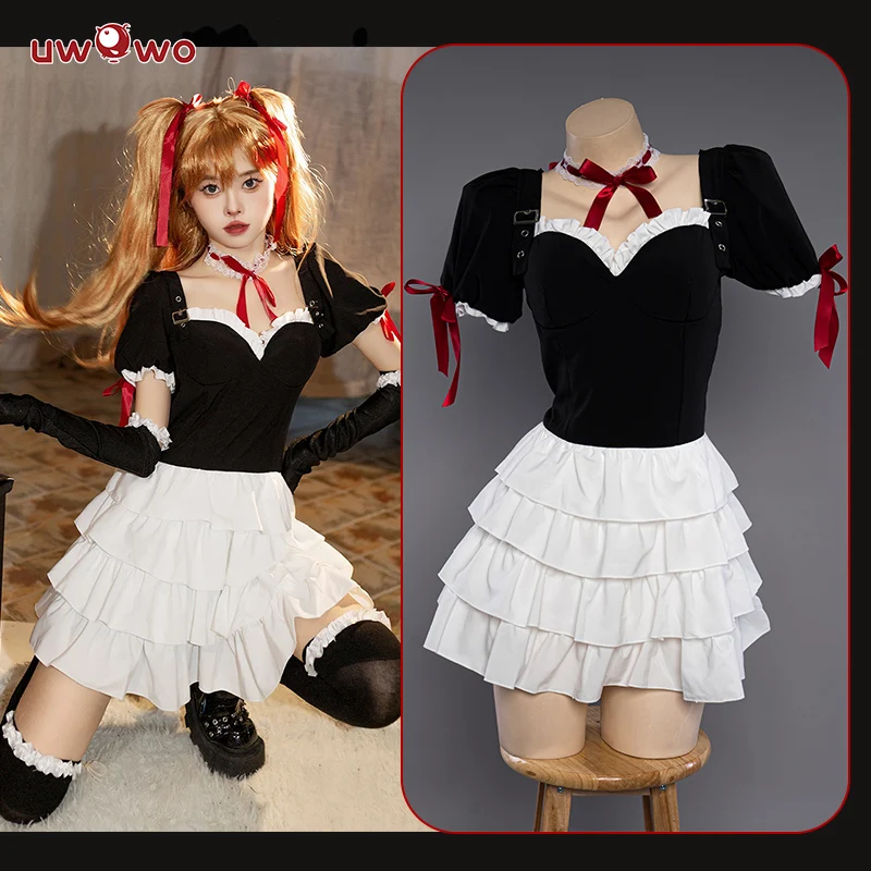 UWOWO Asukaa Cosplay Costume Maid Asukaa Dress Cosplay Costume 1