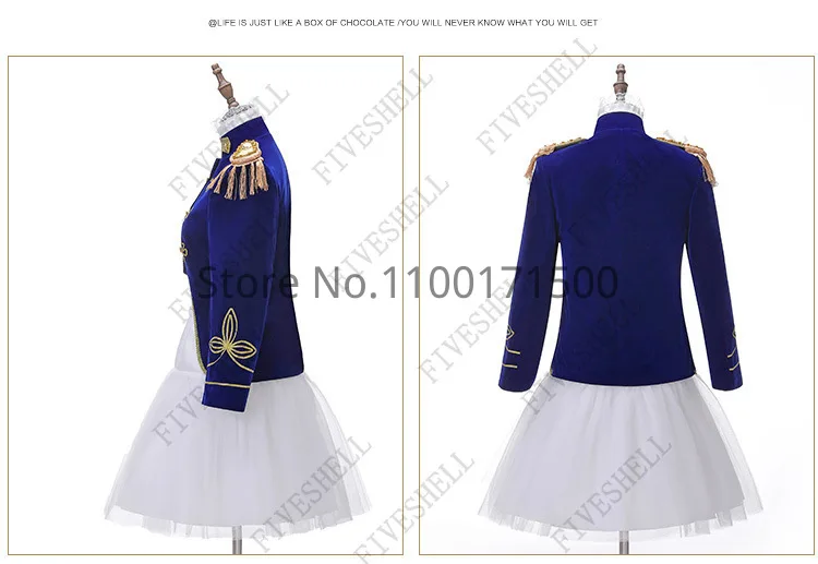 Königlicher Prinz Kapitän Matrose Kostüm Mittelalterliches Outfit Halloween Coat 20