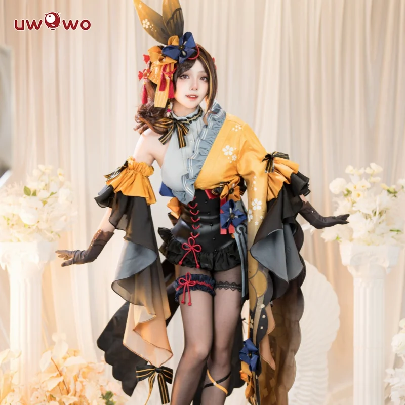 IN STOCK UWOWO Chiori Cosplay Exclusive Genshin Impact Fanart Chiori Bunny Suit Cosplay Costume Halloween Costume 1