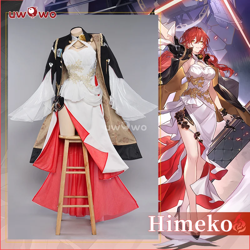 Himeko Cosplay Honkai Star Rail Outfit Halloween Kostüm Damen Kleid 2 IN STOCK UWOWO Himeko Cosplay Honkai Star Rail Cosplay Himeko Costume スターレイル Cosplay Outfit Halloween Costumes Women Dress 2