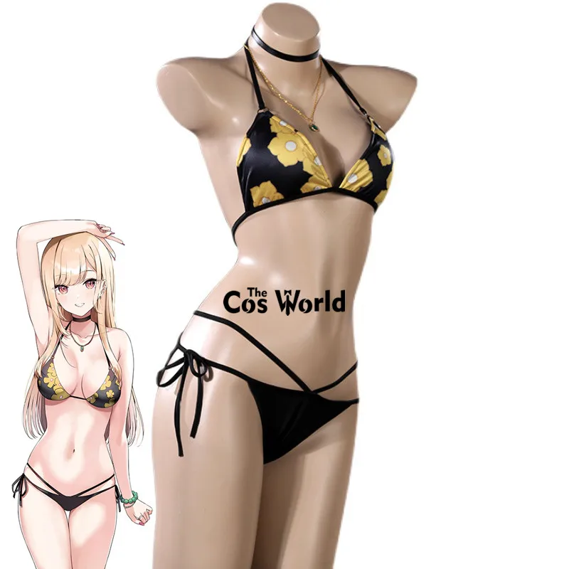 Sono Bisque Doll Wa Koi Wo Suru Wakana Gojo Kitagawa Marin Bikini Swimsuit Swimwear Anime Cosplay Costumes 1