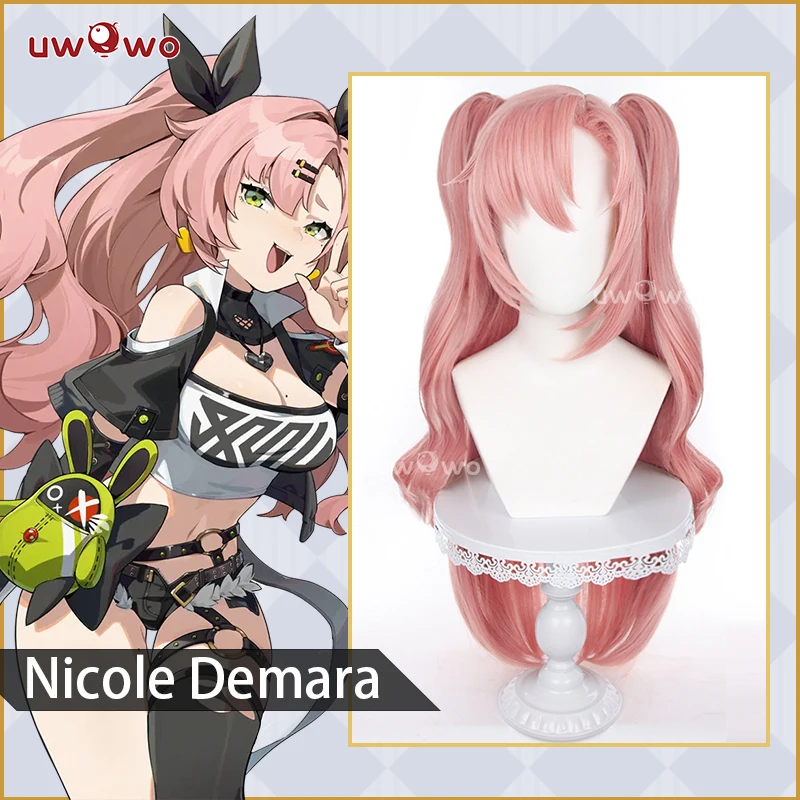 IN STOCK UWOWO Demara Nicole Cosplay Wig Game Zenless Zone Zero Cosplay Hair 1