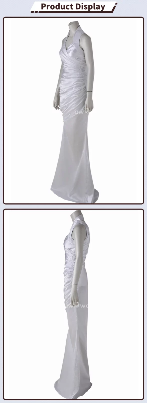 Finaal Fantasyy 15 FF -15 Lunafreya Nox Fleuret White Dress Cosplay Costume 3