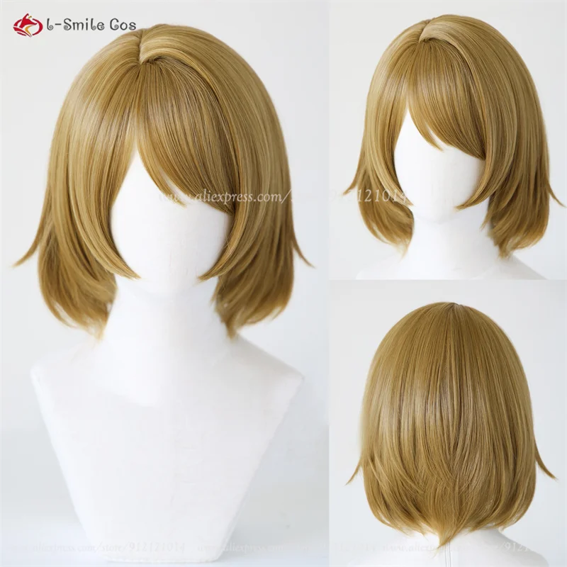 Anime Hanayo Koizumi Cosplay Wig Simulated Scalp Styled Short Wigs Heat Resistant Synthetic Hair Halloween + Wig Cap 1