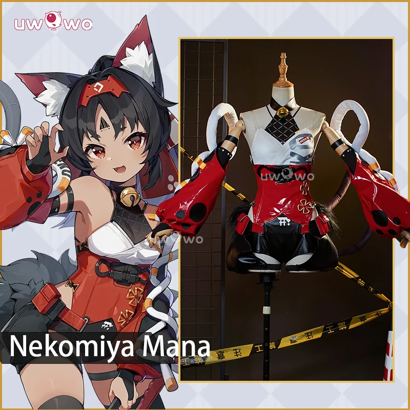 UWOWO Collab Series: Game Zenlesss Zone Zero Nekomiyaa Mana Cosplay Costume 1