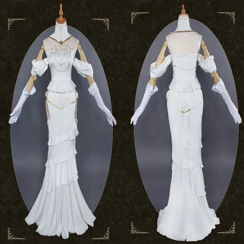 2020 Anime Overlord Cosplay Princess Albedo Costumes Halloween Stage New Fashion Gamer Costume Albedo Cos Dress Free Shipping 1