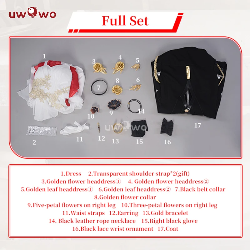 Himeko Cosplay Honkai Star Rail Outfit Halloween Kostüm Damen Kleid 6 IN STOCK UWOWO Himeko Cosplay Honkai Star Rail Cosplay Himeko Costume スターレイル Cosplay Outfit Halloween Costumes Women Dress 6
