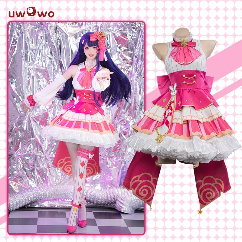 IN STOCK UWOWO Aii Hoshinoo Cosplay Costume Anime Aii Hoshinoo Performance Ver. Halloween Costume 1