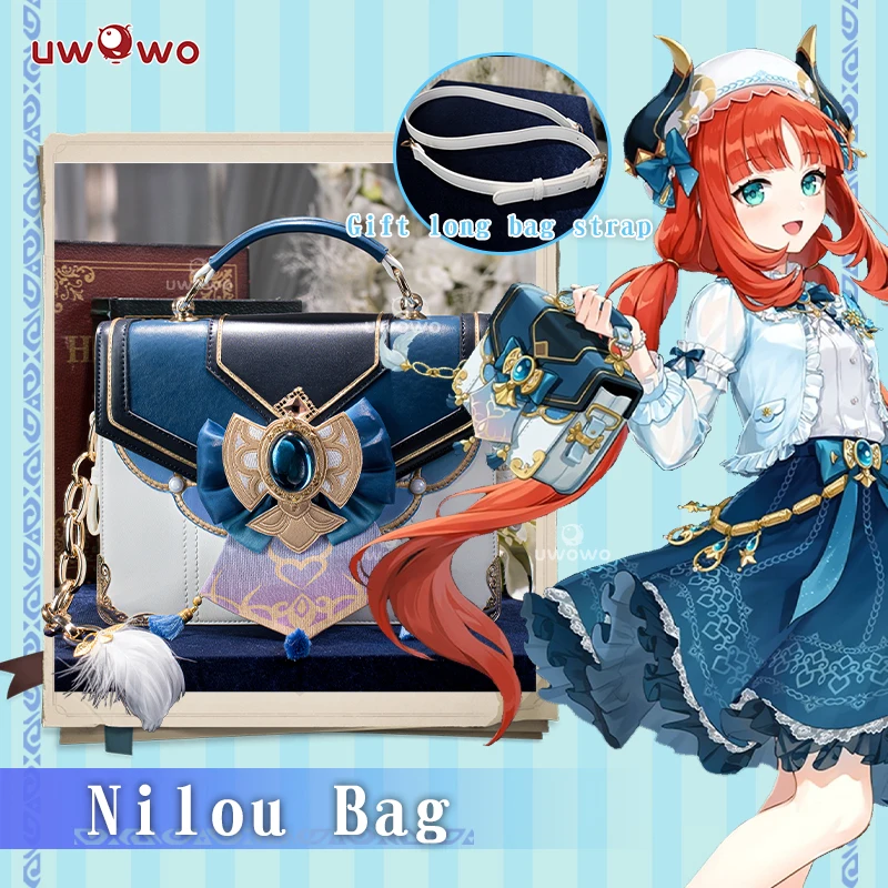 LAST BATCH UWOWO Genshin Impact Fanart Nilou Casual Dress Cospaly Bag Handbag With Strap Only Costume Props 1