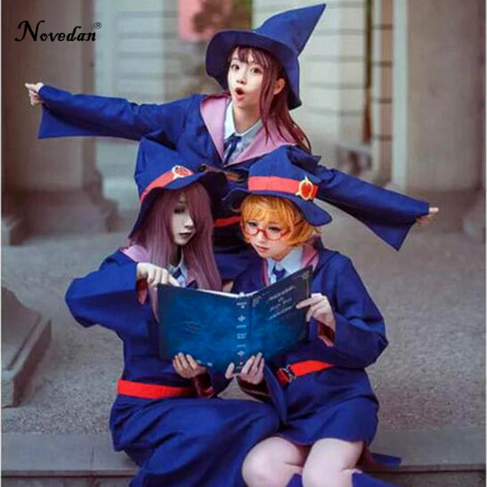 Akko Kagari Cosplay School Uniform Little Witch Academia Cosplay Halloween Costume 11th