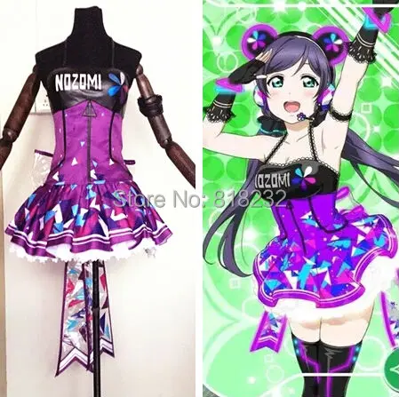 Love Live Cyber Video Games Nozomi Tojo Light Up Outfits Anime Cosplay Costumes 1