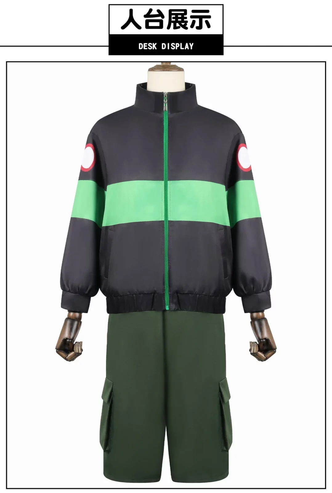 Anime Sakamoto Days Heisuke Mashimo Cosplay Kostüm Schwarz Grün Jacke Hose Halloween Party für Frauen Männer Requisiten Karneval 3