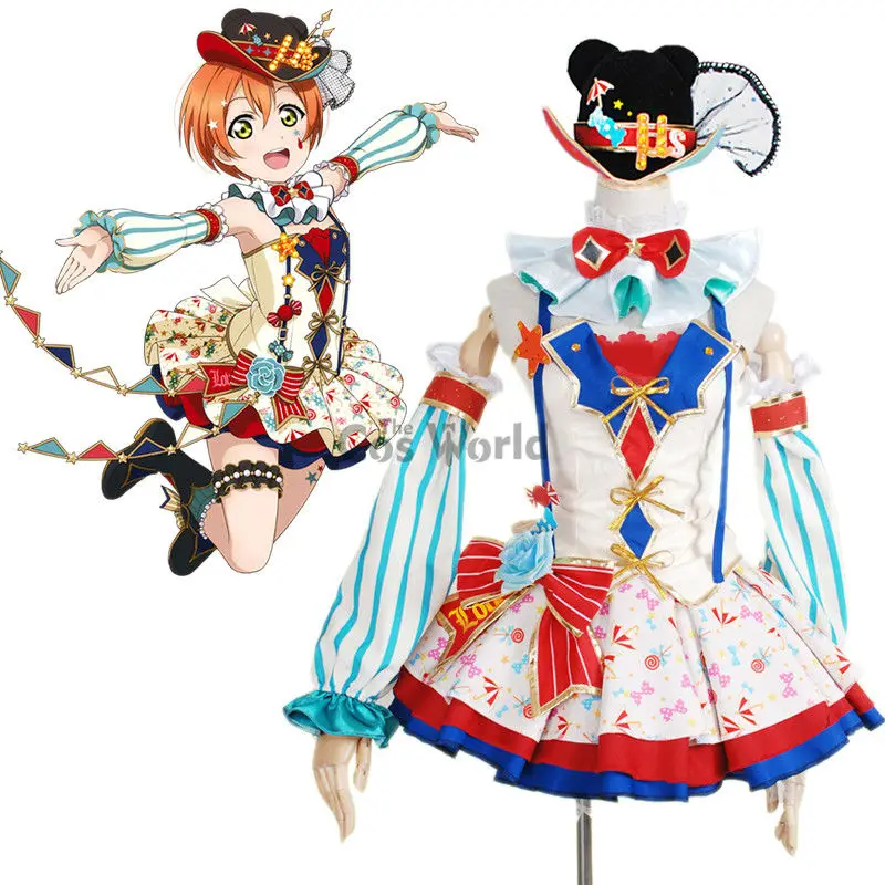 Love Live Circus Hoshizora Rin Outfits Anime Customize Cosplay Costumes 1