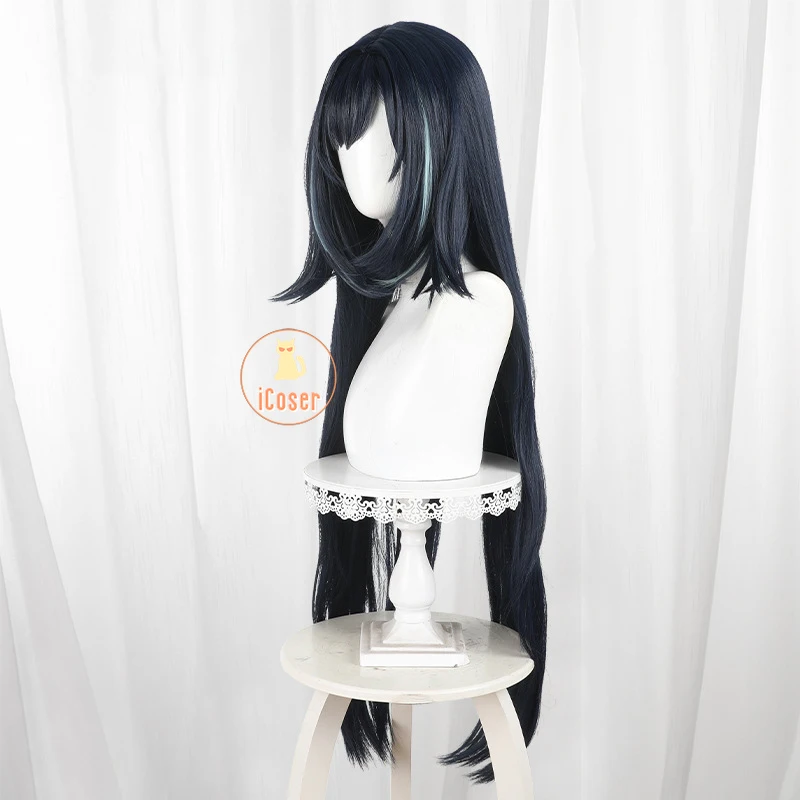 Cosplay Perücke Genshin Impact Dunkelblau Langhaar Liyue Frühling Halloween Karneval Party Frauen Mädchen Requisite 15 Cosplay Perücke Genshin Impact Dunkelblau Langhaar Liyue Frühling Halloween Karneval Party Frauen Mädchen Requisite 4